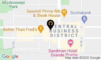 Cash Canada in Grande Prairie map