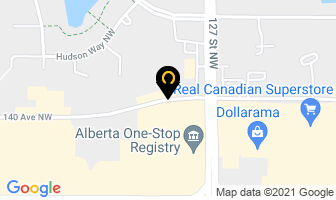 Cash Canada Financial in Edmonton map