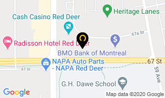 Cash Casino in Red Deer map