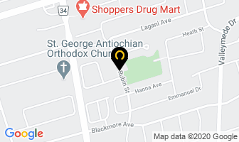 Casino Amusements Canada in Richmond Hill map