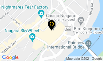 Casino Niagara in Niagara Falls map