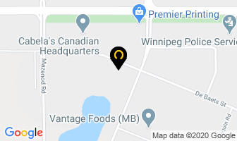 Casinos Unlimited in Winnipeg map