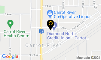 Casper Early Learning Co-Operative Centre in Carrot River map