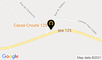 Casse-Croute 125 in Rawdon map