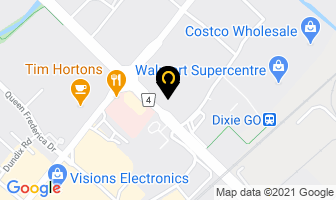 Castle Glass in Mississauga map