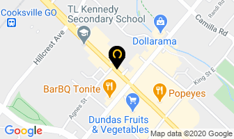 Castle Job Services in Mississauga map
