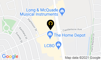 Castlemore Discount Pharmacy in Markham map