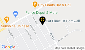 Cat Clinic Of Cornwall in Cornwall map