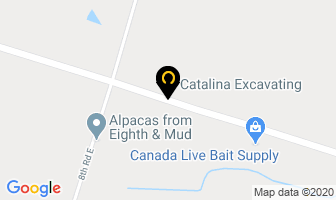 Catalina Excavating Inc in Hamilton map