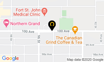 Catholic Church in Fort St. John map