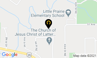 Catholic Church Residence in Peace River B map
