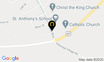 Catholic Church St Anthony's School in Kitimat map