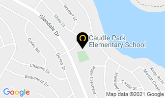 Caudle Park Elementary School in Halifax map
