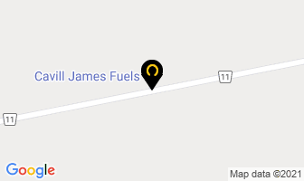 Cavill James Fuels in Claremont map