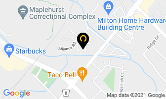 Caw Local 414 in Hamilton map