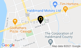 Cayuga Veterinary Clinic in Amherstburg map
