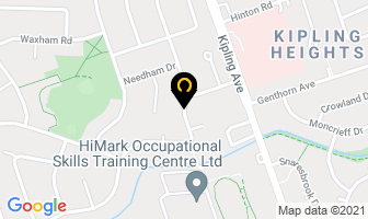 Cb Contracting Landscaping Snowplowing in Etobicoke map