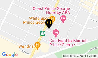 Cbc in Prince George map