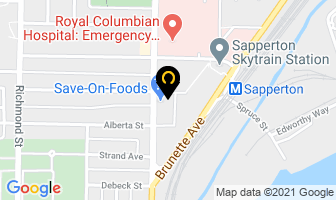 Cbi Health Centre in New Westminster map