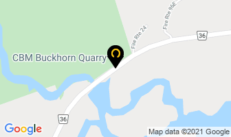 Cbm Buckhorn Quarry in Trent Lakes map