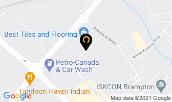Cedar Creek Transportation Services in Brampton map
