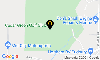 Cedar Green Golf Club in Sudbury map