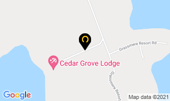 Cedar Grove Lodge in Huntsville map