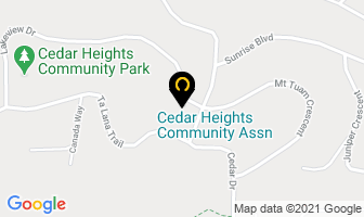 Cedar Heights Community Assn in Agassiz map