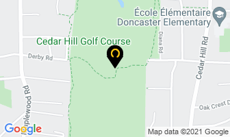 Cedar Hill Golf Course in Victoria map
