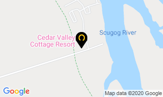 Cedar Valley Trailer Park in Lindsay map