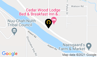 Cedar Wood Lodge in Port Alberni map