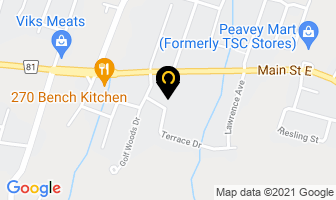 Cedardale Contracting in Grimsby map