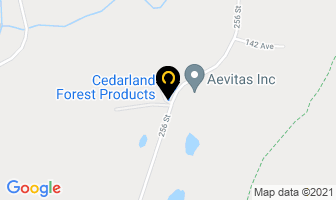 Cedarland Forest Products Ltd in Stratford map