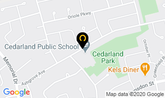 Cedarland School Elementary Schools - Cedarland School in Brantford map