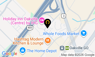Cedarway Therapy in Oakville map