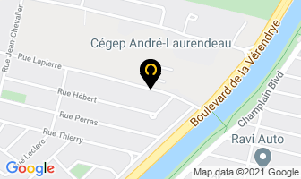 Cegep Andr&eacute; Laurendeau in Lasalle map