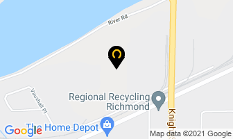 Centennial Foodservice in Richmond map