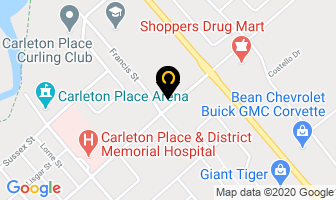 Centennial Medical Centre in Carleton Place map