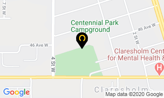 Centennial Park Campground in Victoria map