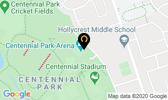 Centennial Park Skating Club in Orillia map