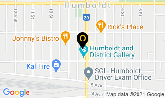 Centra Realty Group in Humboldt map