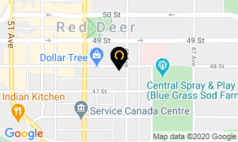 Central Alberta Brain Injury Society in Red Deer map