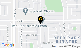 Central Alberta Islamic Cultural Assn in Red Deer map