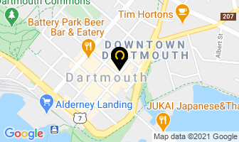 Central Barber Shop in Dartmouth map