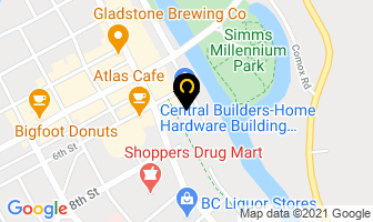 Central Builders Home Hardware Building Centre in Courtenay map