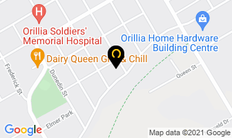 Central Janitorial Supplies in Orillia map