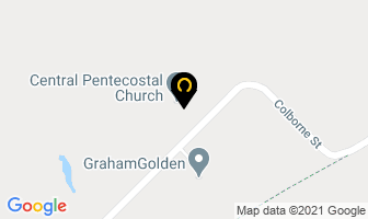 Central Pentecostal Church in Fergus map