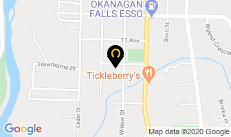 Central Ridge Veterinary Clinic in Okanagan-similkameen D map