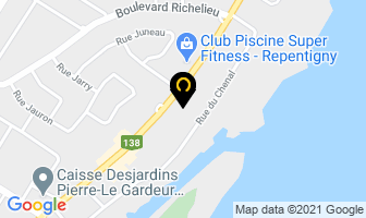 Centrale Taxes Inc in L'Assomption map