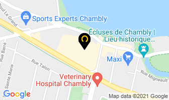 Centre Commercial Chambly in Chambly map